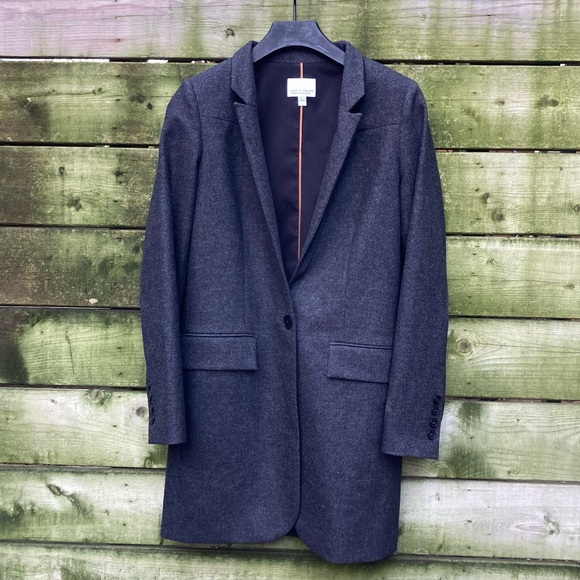 Judith & Charles Jackets & Blazers - JUDITH & CHARLES grey long wool coat, size 2
